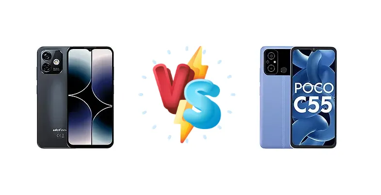 Ulefone Note 16 Pro vs Xiaomi Poco C55