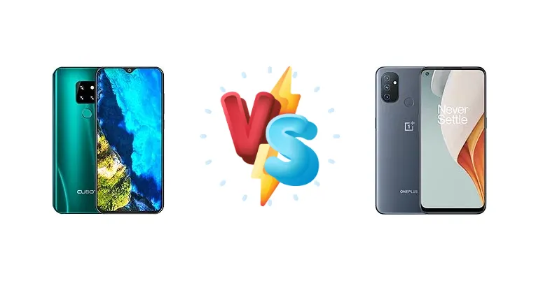 Cubot P30 vs OnePlus Nord N100