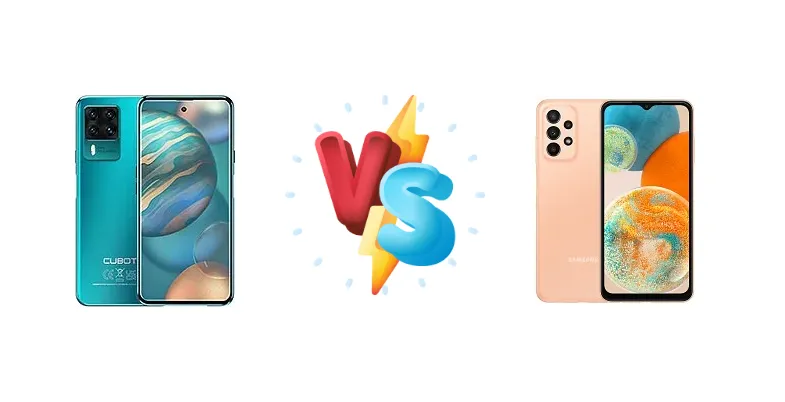 Cubot X50 vs Samsung Galaxy A23 5G