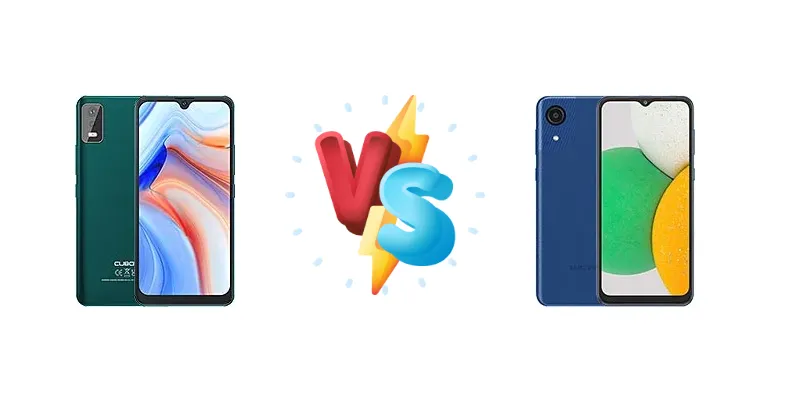 Cubot Note 8 vs Samsung Galaxy A03 Core
