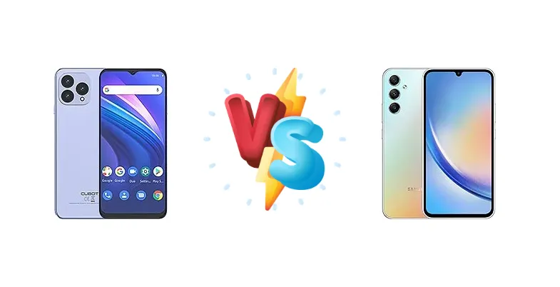 Cubot P80 vs Samsung Galaxy A34