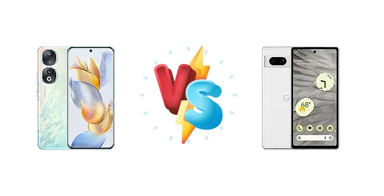 Honor 90 vs Google Pixel 7a: Display Brightness and Charging Speed Showdown