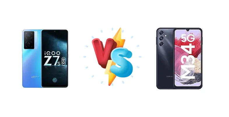 Snapdragon vs Exynos: vivo iQOO Z7s vs Samsung Galaxy M34 5G - Which Mid-Range Reigns?