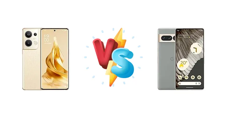 Oppo Reno9 Pro+ vs Google Pixel 7 Pro