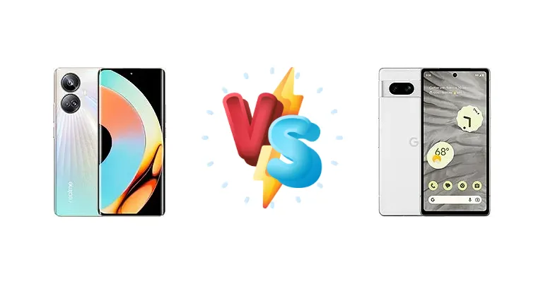 Realme 10 Pro+ vs Google Pixel 7a