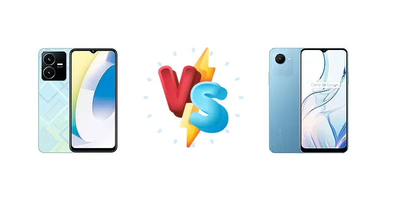 vivo Y22 vs Realme C30s