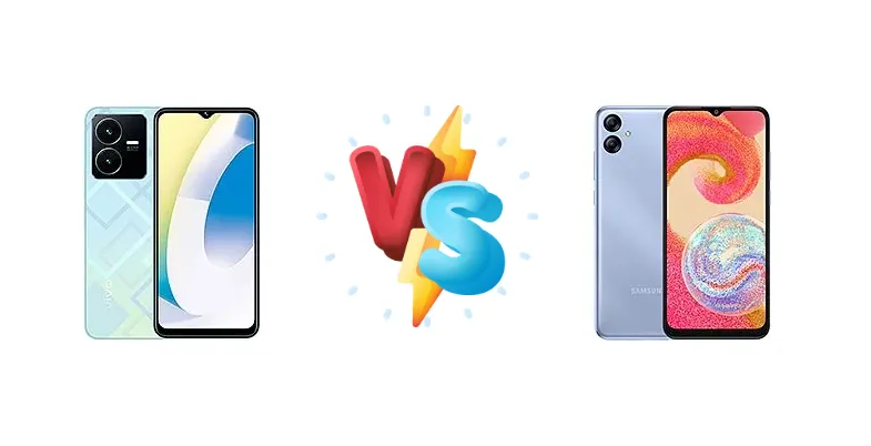 vivo Y22 vs Samsung Galaxy A04e