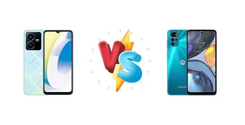 vivo Y22 vs Motorola Moto G22