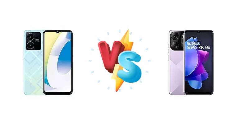 vivo Y22 vs Tecno Spark Go 2023