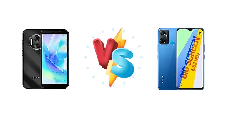 Doogee X97 vs Infinix Smart 6 Plus (India)