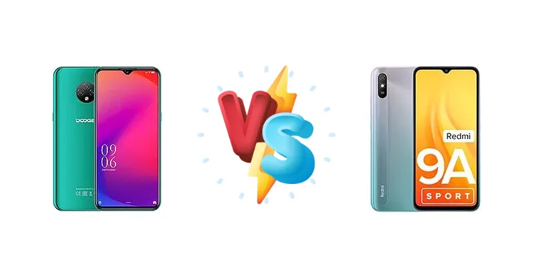 Doogee X95 vs Xiaomi Redmi 9A Sport