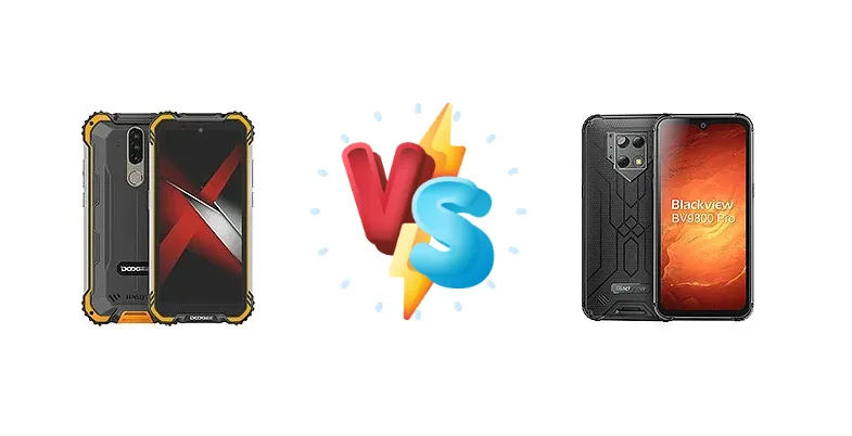 Doogee S58 Pro vs Blackview BV9800 Pro