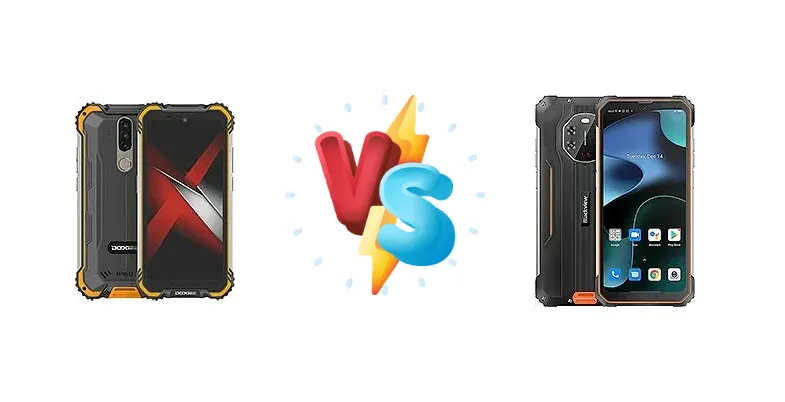 Doogee S58 Pro vs Blackview BV8800