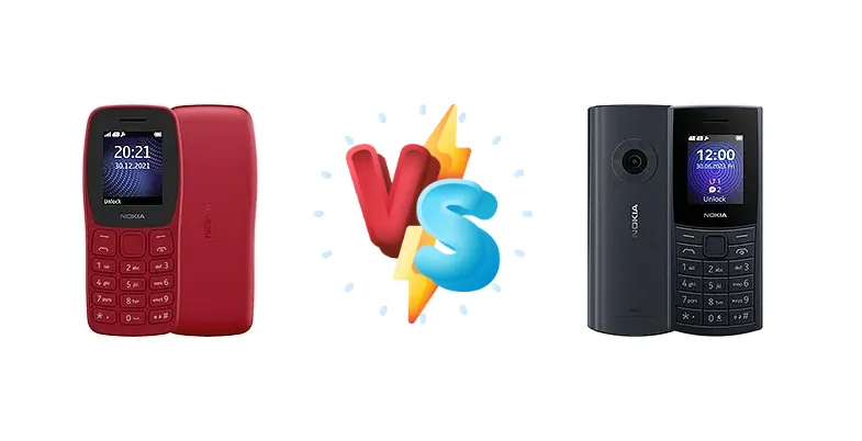 Nokia 105+ (2022) vs Nokia 110 4G 2nd Edition: Ultra-Budget Feature Phone Showdown
