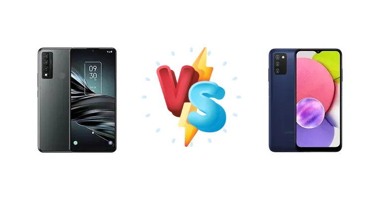 TCL 20 XE vs Samsung Galaxy A03s