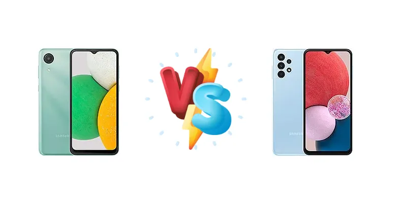Samsung Galaxy A04 Core vs Samsung Galaxy A13 (SM-A137)