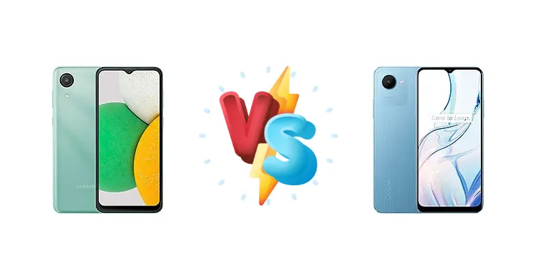 Samsung Galaxy A04 Core vs Realme C30s