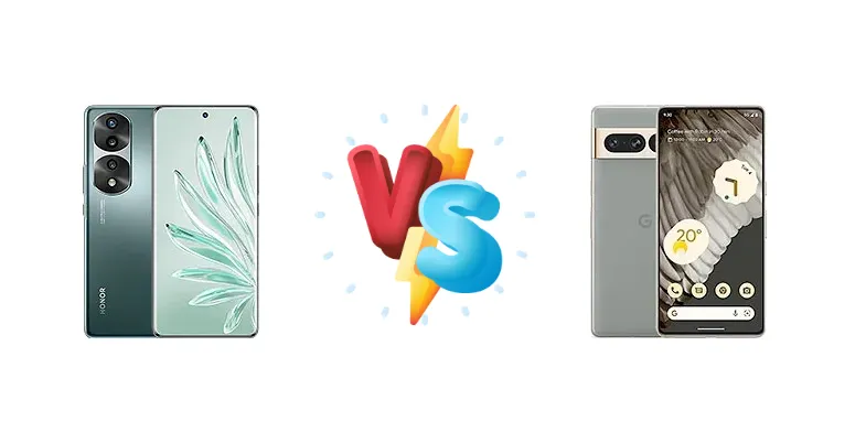 Honor 70 Pro+ vs Google Pixel 7 Pro