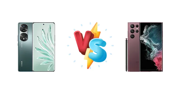 Honor 70 Pro+ vs Samsung Galaxy S22 Ultra 5G