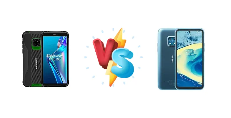 Blackview BV5100 vs Nokia XR20