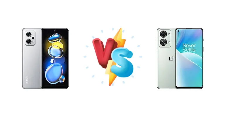Xiaomi Redmi Note 11T Pro+ vs OnePlus Nord 2T