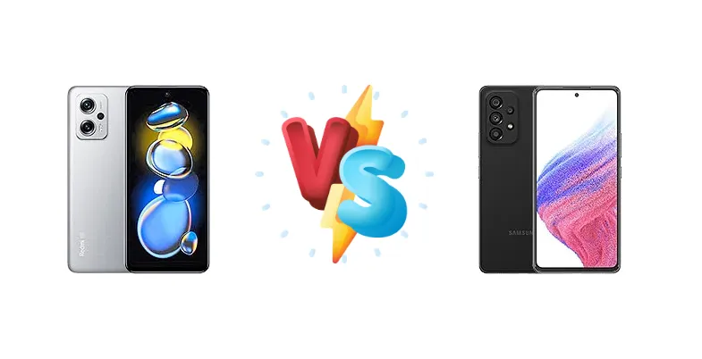 Xiaomi Redmi Note 11T Pro+ vs Samsung Galaxy A53 5G