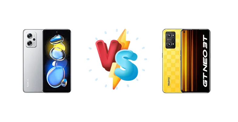 Xiaomi Redmi Note 11T Pro+ vs Realme GT Neo 3T