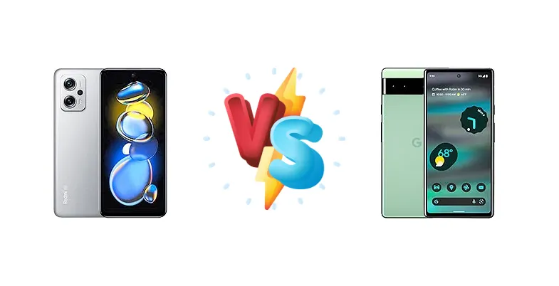 Xiaomi Redmi Note 11T Pro+ vs Google Pixel 6a