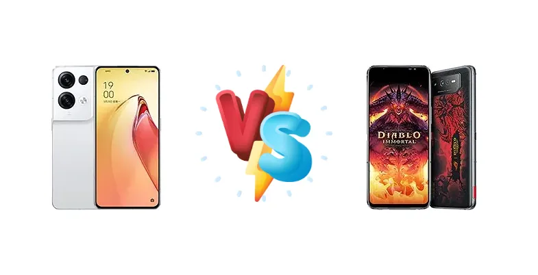 Gaming Power vs. Flagship Refinement: Asus ROG Phone 6 Diablo Immortal vs. Oppo Reno8 Pro+