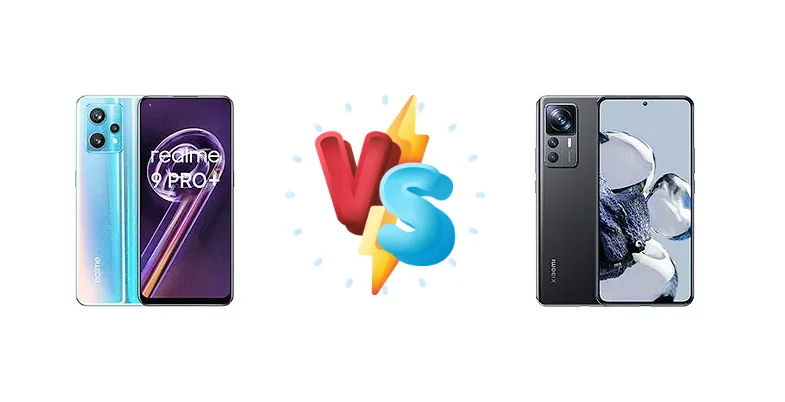 Realme 9 Pro+ vs Xiaomi 12T Pro