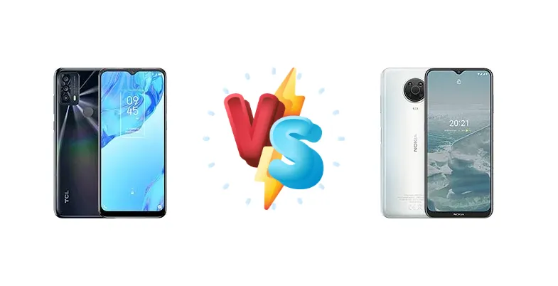 TCL 20B vs Nokia G20