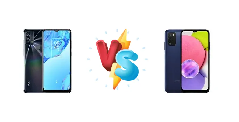 TCL 20B vs Samsung Galaxy A03s