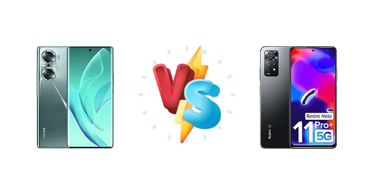 Honor 60 vs Xiaomi Redmi Note 11 Pro+ 5G (India)