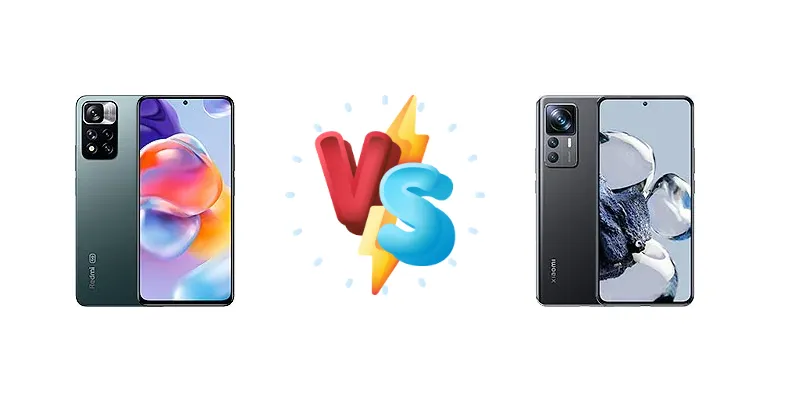 Xiaomi Redmi Note 11 Pro+ 5G vs Xiaomi 12T Pro