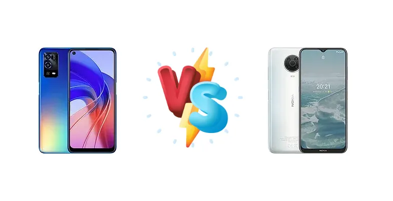 Oppo A55 vs Nokia G20