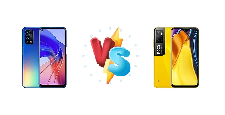 Oppo A55 vs Xiaomi Poco M3 Pro 5G