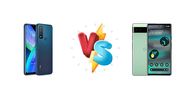 TCL 20 R 5G vs Google Pixel 6a