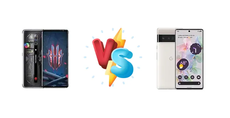 ZTE nubia RedMagic 6s Pro vs Google Pixel 6 Pro