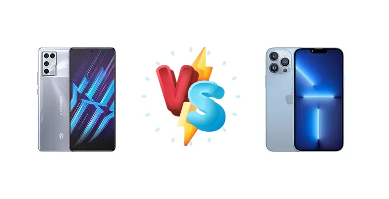 ZTE nubia RedMagic 6R vs Apple iPhone 13 Pro Max