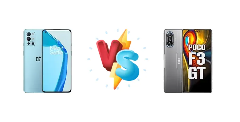 OnePlus 9R vs Xiaomi Poco F3 GT