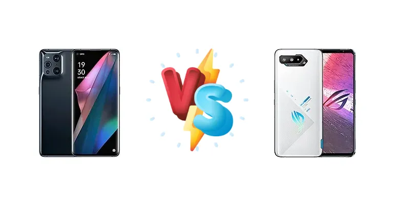 Oppo Find X3 vs Asus ROG Phone 5s