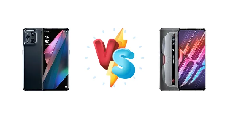 Oppo Find X3 vs ZTE nubia RedMagic 6 Pro