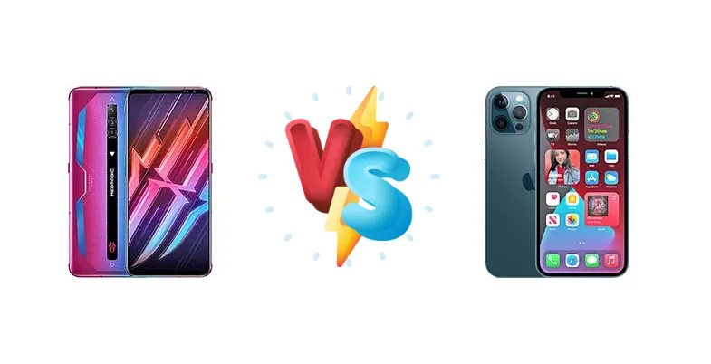 ZTE nubia RedMagic 6 vs Apple iPhone 12 Pro Max
