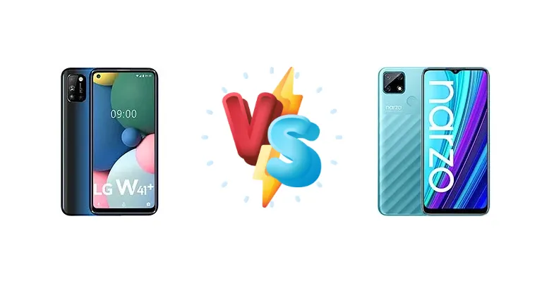 LG W41+ vs Realme Narzo 30A
