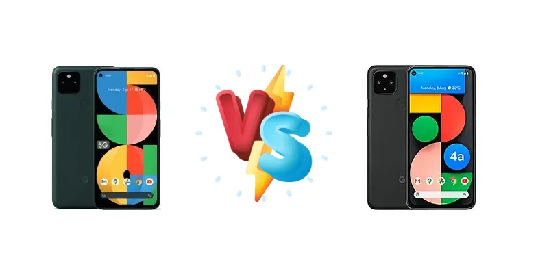 Google Pixel 5a 5G vs Google Pixel 4a 5G