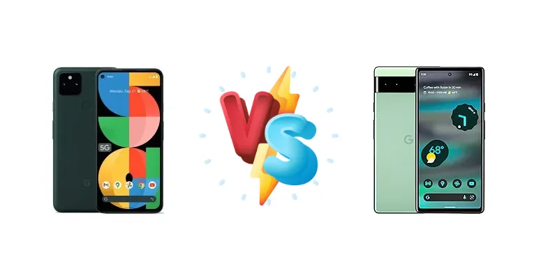 Google Pixel 5a 5G vs Google Pixel 6a