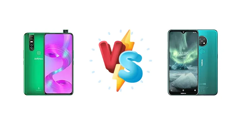 Infinix S5 Pro (16+32) vs Nokia 7.2