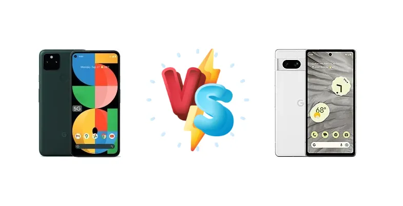 Google Pixel 5a 5G vs Google Pixel 7a