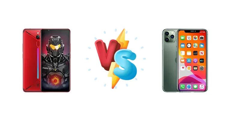 Gaming Power vs. Ecosystem Lock-in: ZTE nubia RedMagic Mars vs. Apple iPhone 11 Pro Max