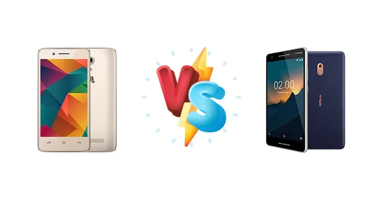 Micromax Bharat 2+ vs Nokia 2.1